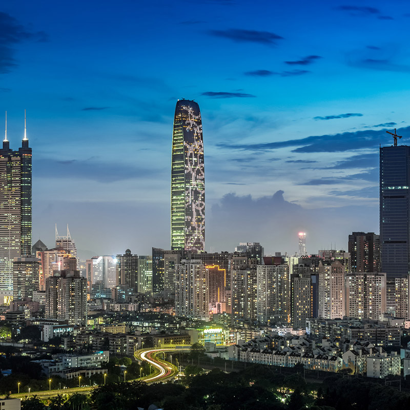 羅湖三劍客城市建筑風(fēng)光